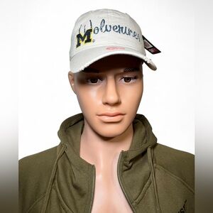 Michigan Wolverines Signatures Vintage College Youth Adjustable Hat - Brand New